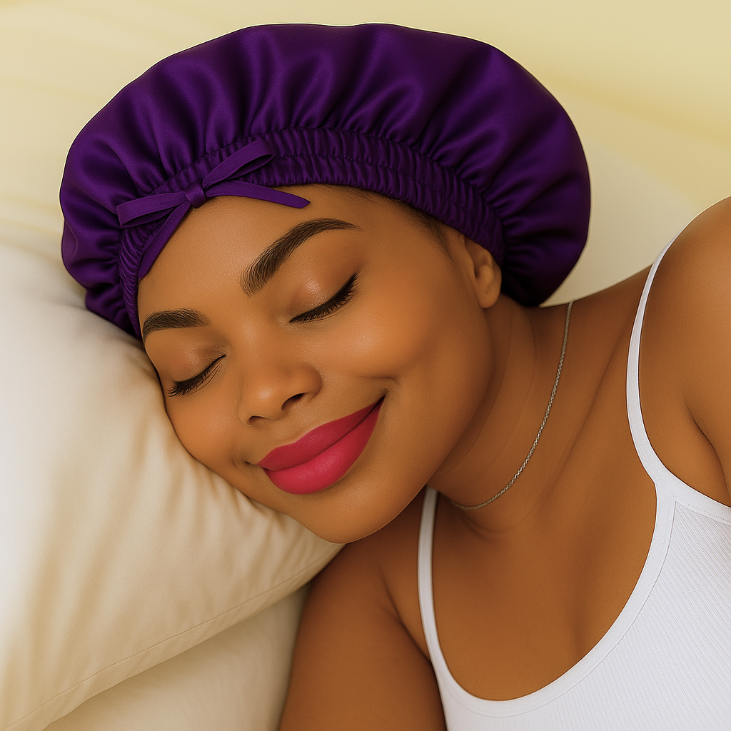 Silknight™ 100% Mulberry Silk Bonnet