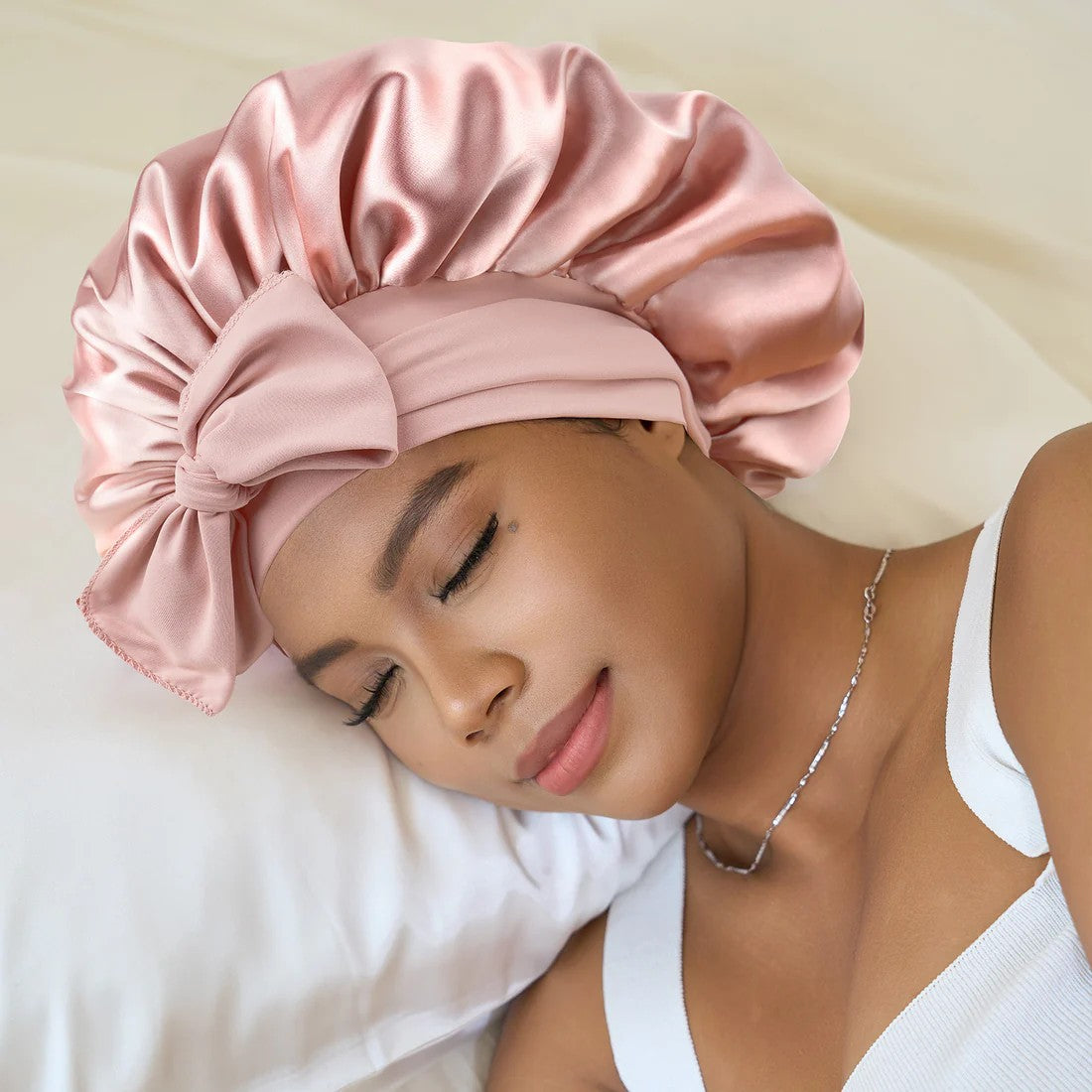 Silknight™ – The Premium Sleep Bonnet for Effortless Mornings