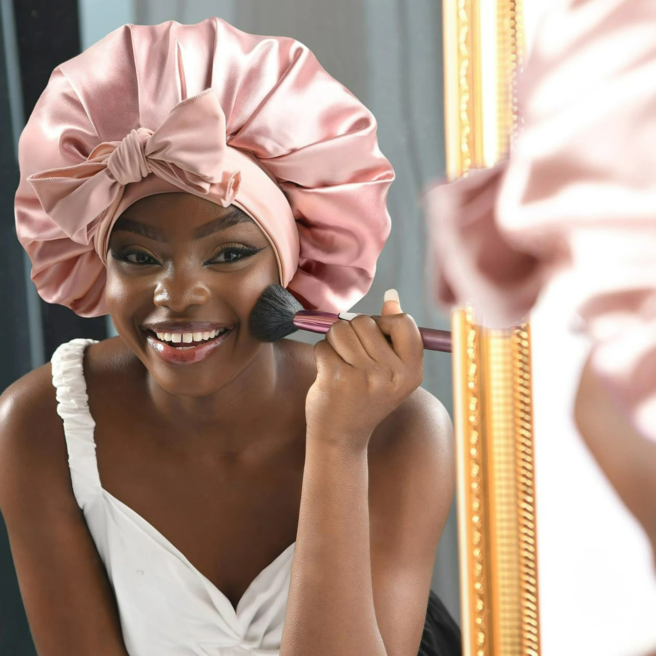 Silknight™ – The Premium Sleep Bonnet for Effortless Mornings